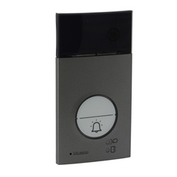 Pulsantiera video Linea 3000 2 fili telecamera grandangolare LED IP54 IK10 per installazioni monofamiliari e bifamiliari
