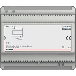 Alimentatore ECO modulare 6 DIN 26 Vdc 600 mA per impianti audio 2 fili