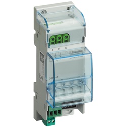 Attuatore relè modulare 2 DIN controllo luci e cancelli impianti elettrici civili e industriali