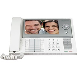 Centralino portineria 2 fili LCD 7” vivavoce tasti programmabili per impianti audio video civili e industriali