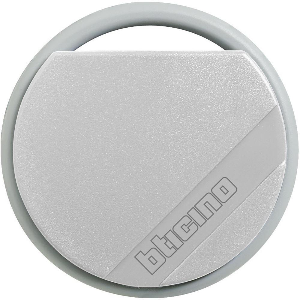 Chiave transponder RFID grigia controllo accessi per pulsantiere esterne e sistemi antifurto