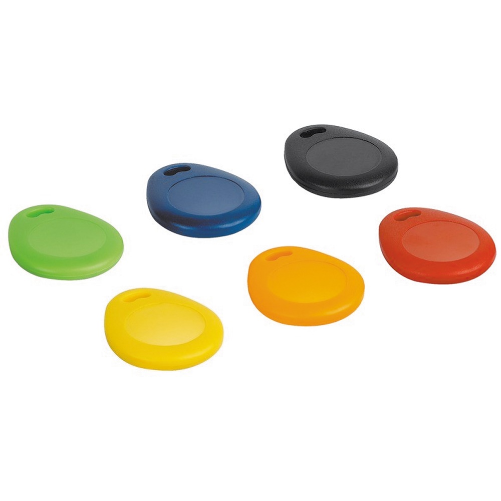 Sacchetto chiavi badge transponder RFID programmabili controllo accessi professionale colore assortito