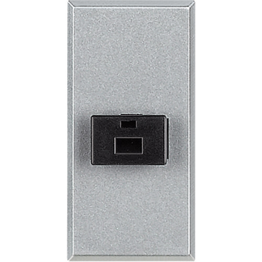 Presa elettrica 8 vie AXOLUTE finitura chiara collegamento videocitofoni montaggio modulare guida DIN