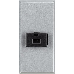 Presa elettrica 8 vie AXOLUTE finitura chiara collegamento videocitofoni montaggio modulare guida DIN