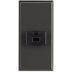 Presa elettrica Axolute 8 vie antracite per impianti residenziali e professionali