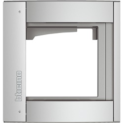 Supporto 1 modulo in metallo resistente per impianti elettrici residenziali e commerciali