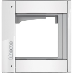 Supporto 1 modulo allwhite alta qualità per applicazioni elettriche professionali