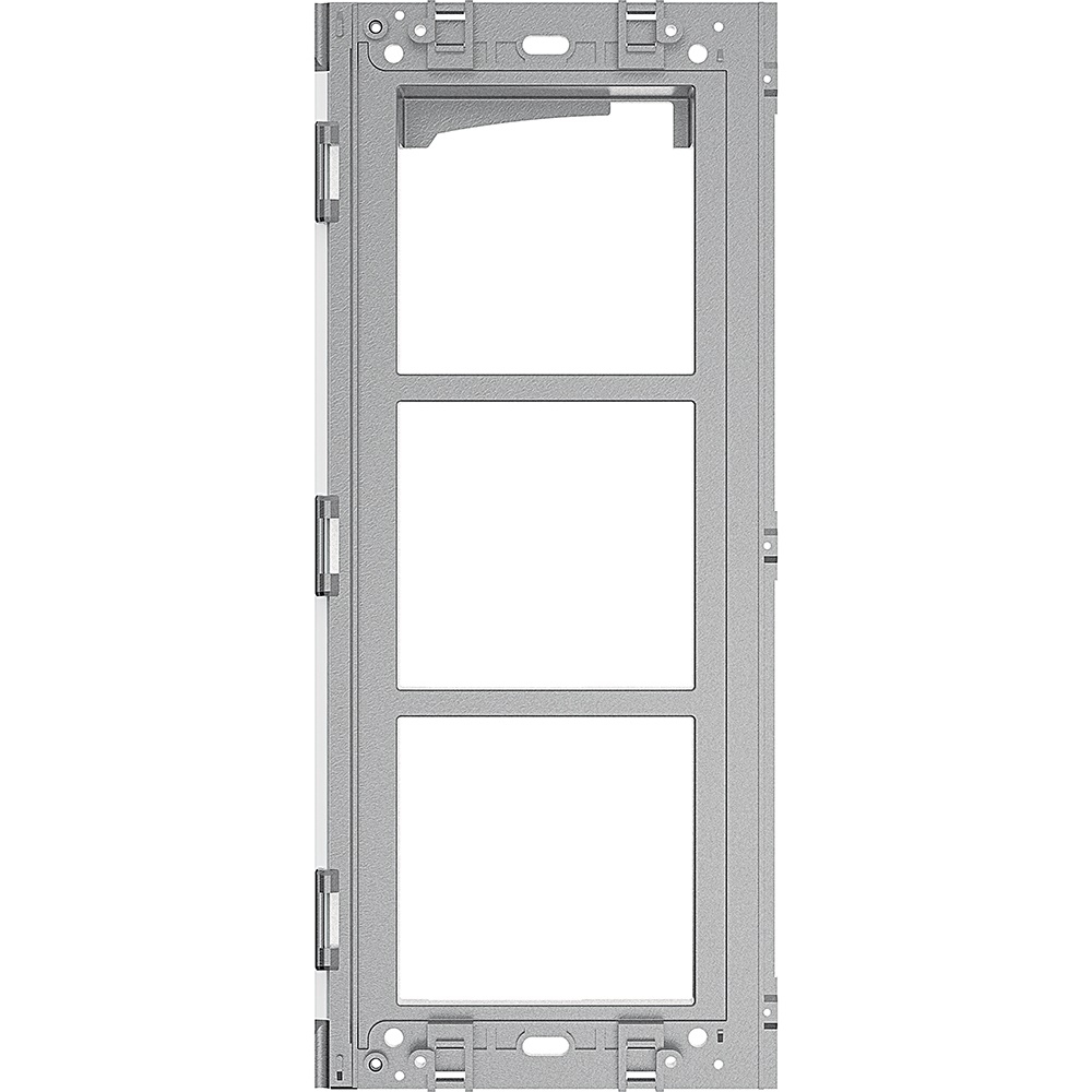 Telaio 3 moduli Robur alta qualità per installazioni elettriche robuste e durature