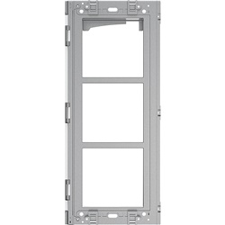 Telaio 3 moduli Robur alta qualità per installazioni elettriche robuste e durature
