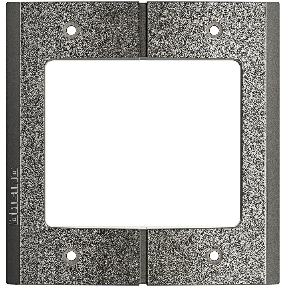 Cornice 1 modulo materiale resistente bianco per impianti elettrici Robur