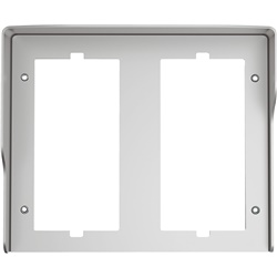 Tetto antipioggia 4 moduli materiale metallico resistente protezione esterna moduli elettrici