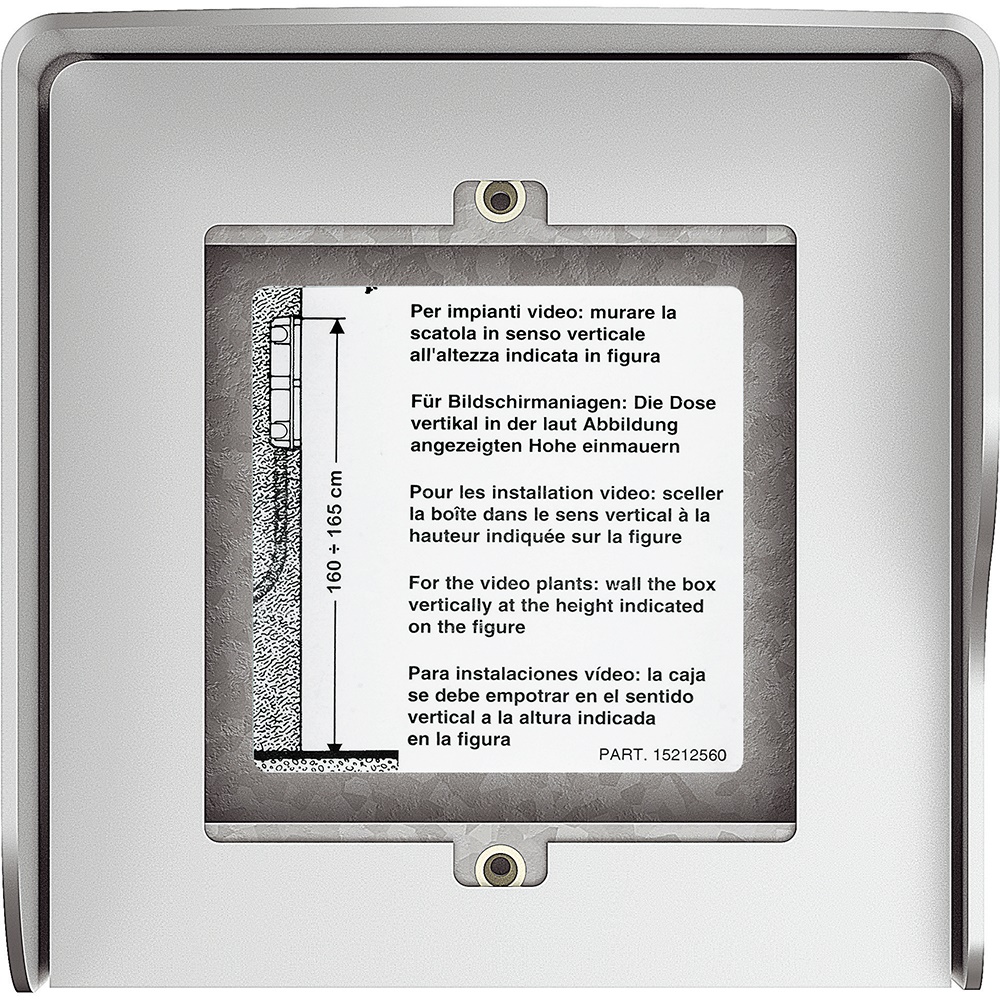 Scatola superficie 1 modulo tetto antipioggia Allmetal installazione civile residenziale