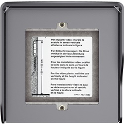 Scatola superficiale 1 modulo tetto antipioggia allstreet per installazioni elettriche residenziali e commerciali
