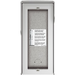 Scatola superficiale 3 moduli Allmetal con tetto antipioggia per installazioni elettriche residenziali e professionali