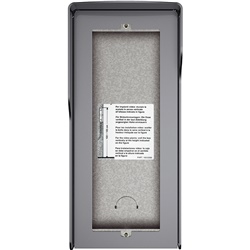 Scatola superficiale 3 moduli con tetto antipioggia finitura Allstreet per impianti elettrici civili e industriali