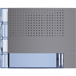 Frontale porta base 1 pulsante chiamata SFERA New finitura Allstreet montaggio incasso