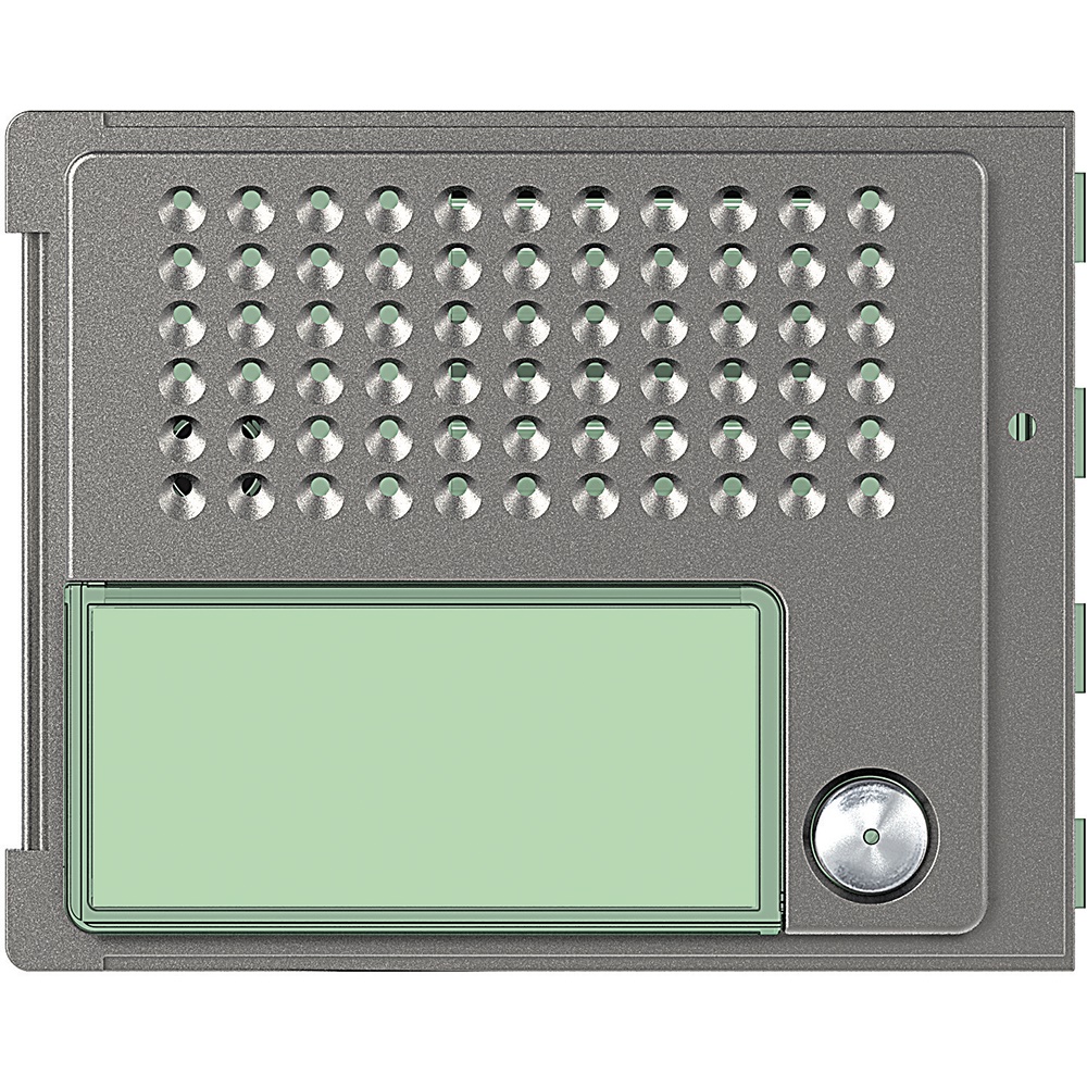 Frontale porta base 1 pulsante Sfera Robur montaggio incasso uso interno elettrico