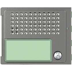 Frontale porta base 1 pulsante Sfera Robur montaggio incasso uso interno elettrico