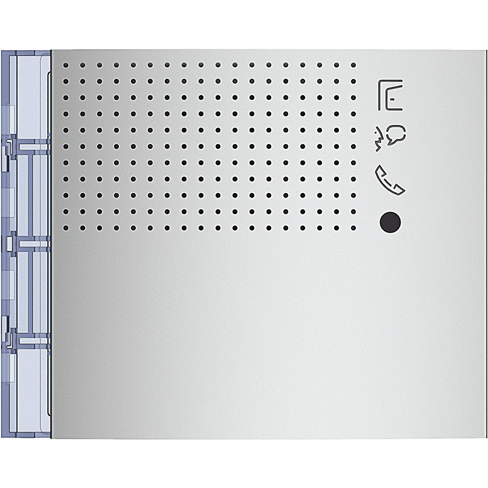 Frontale metallo per sistema comunicazione incasso modulo singolo design moderno professionale