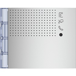 Frontale metallo per sistema comunicazione incasso modulo singolo design moderno professionale