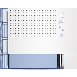 Frontale modulo fonico 1 pulsante finitura Allwhite per impianti citofonici e domotica