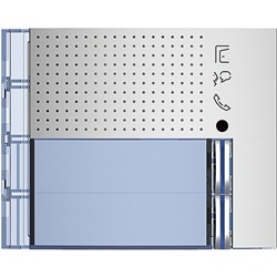 Frontale interruttore 2 pulsanti Allmetal montaggio incasso per impianti elettrici civili e industriali