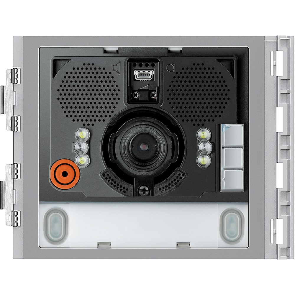 Modulo audio video 2 fili videocitofonia con telecamera colori LED antinebbia regolabile per impianti residenziali e commerciali
