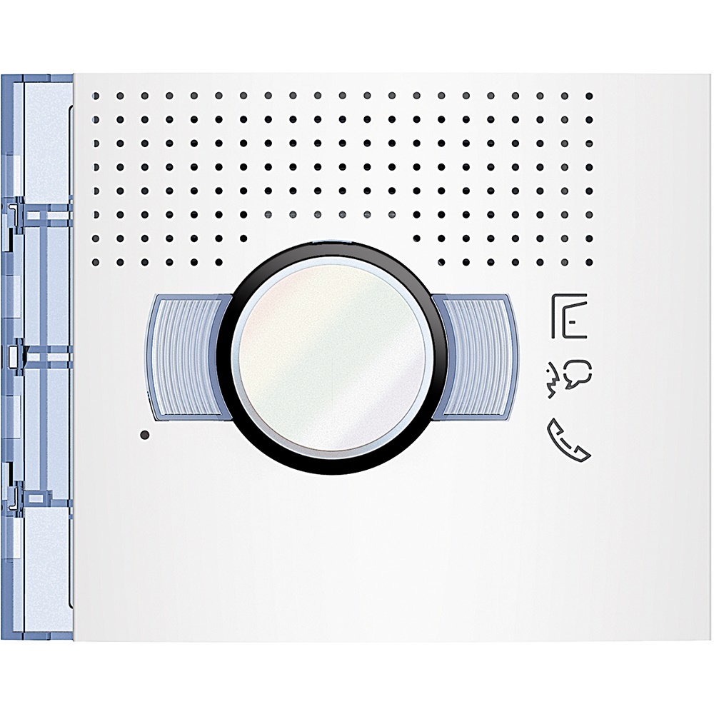 Frontale audio video bianco allwhite montaggio incasso modulo singolo impianti elettrici domestici e professionali