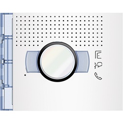 Frontale audio video bianco allwhite montaggio incasso modulo singolo impianti elettrici domestici e professionali
