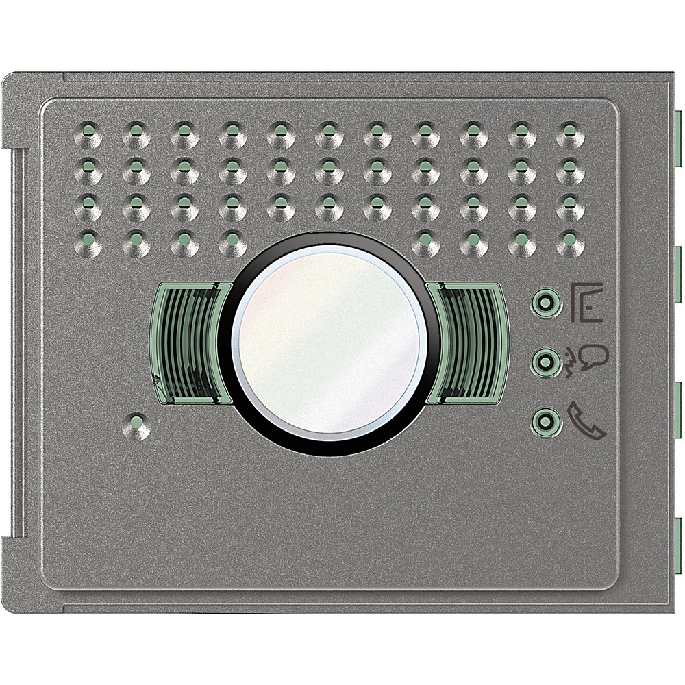 Frontale audio video compatto incasso design Robur per sistemi comunicazione A/V