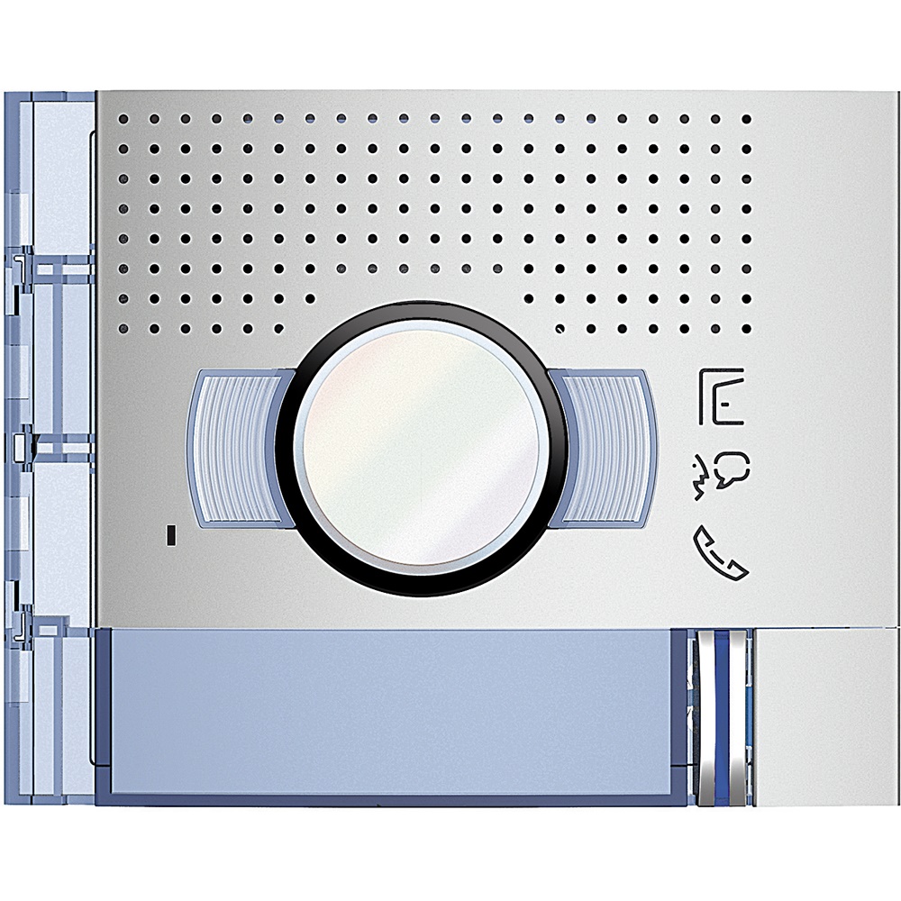 Presa audio video incasso metallo 1 pulsante colonna singola per impianti A/V professionali e domestici