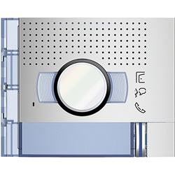 Presa audio video incasso metallo 1 pulsante colonna singola per impianti A/V professionali e domestici