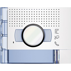 Presa audio video incasso 1 pulsante finitura bianco per impianti residenziali e commerciali