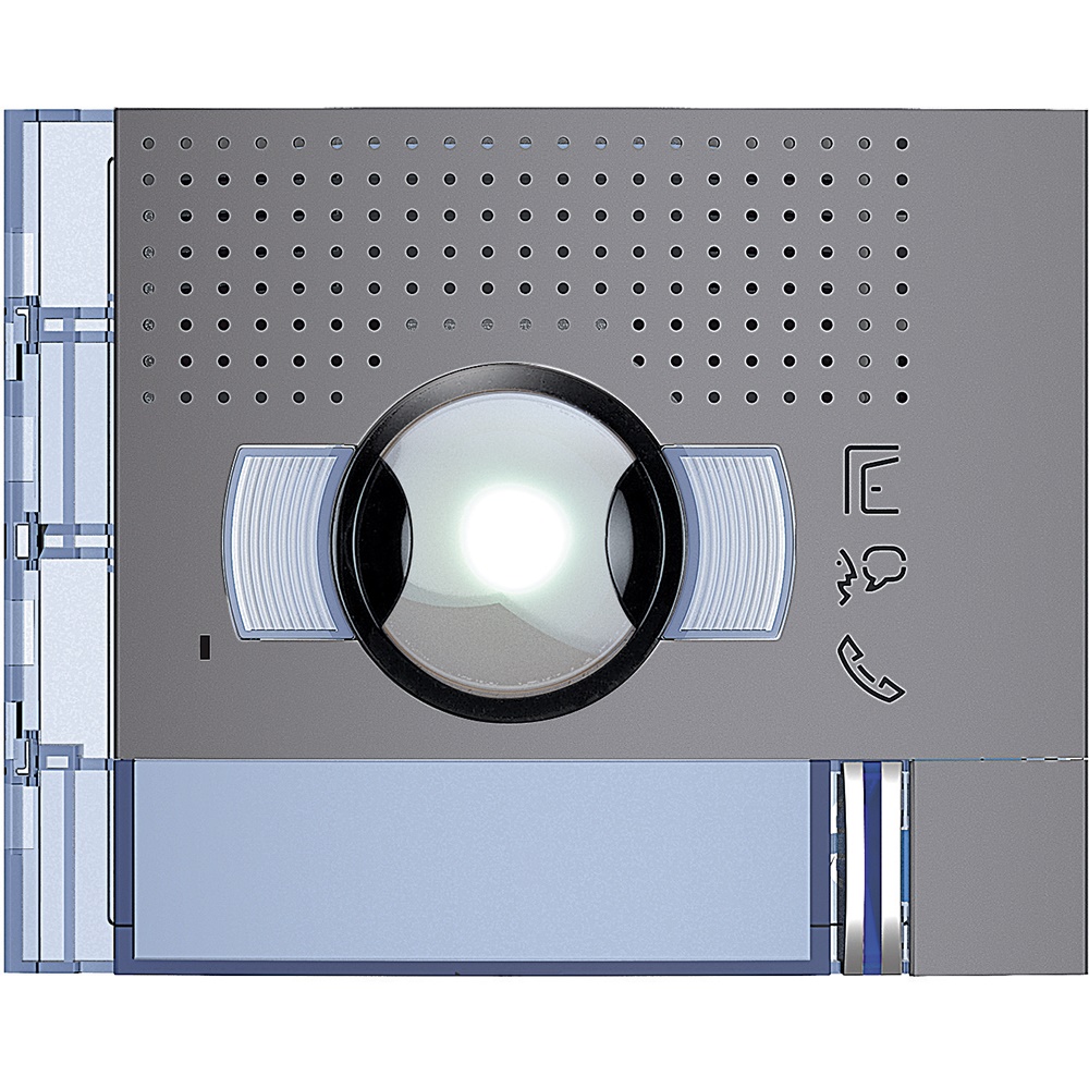 Modulo audio video grandangolare 1 pulsante per montaggio a incasso finitura Allstreet per impianti elettrici