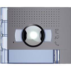 Modulo audio video grandangolare 1 pulsante per montaggio a incasso finitura Allstreet per impianti elettrici