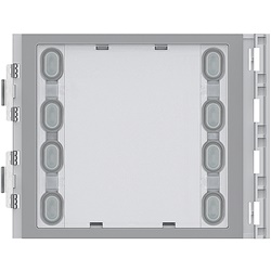 Modulo 8 pulsanti doppia fila per comandi impianti elettrici compatto e versatile