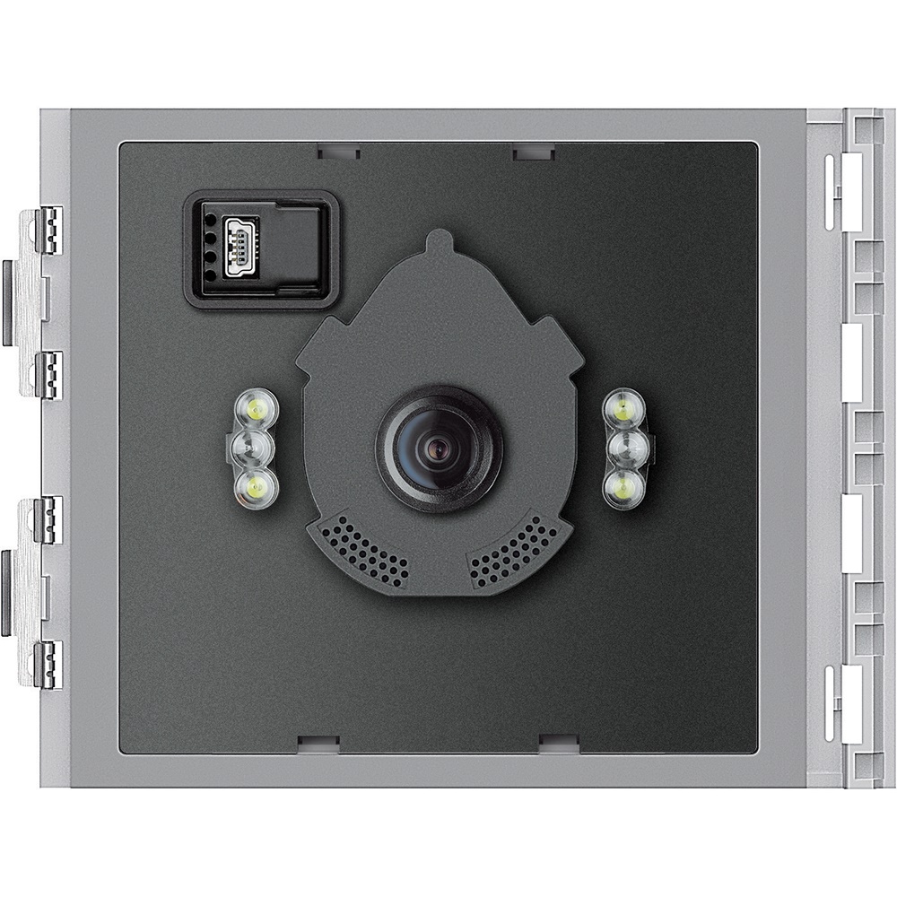 Telecamera grandangolare Night & Day 1/3 LED IR antinebbia per impianti videocitofonici colore
