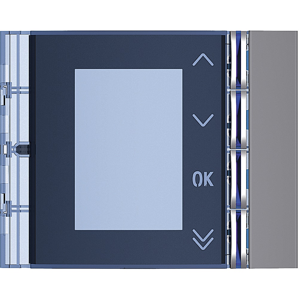 Frontale display Allstreet compatto incasso design senza cornice comandi integrati per automazione elettrica professionale