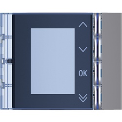 Frontale display Allstreet compatto incasso design senza cornice comandi integrati per automazione elettrica professionale
