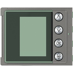 Frontale display compatto Robur montaggio a incasso per applicazioni elettriche professionali