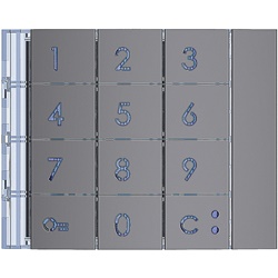Frontale tastiera Allstreet design modulare incasso controllo elettrico compatto