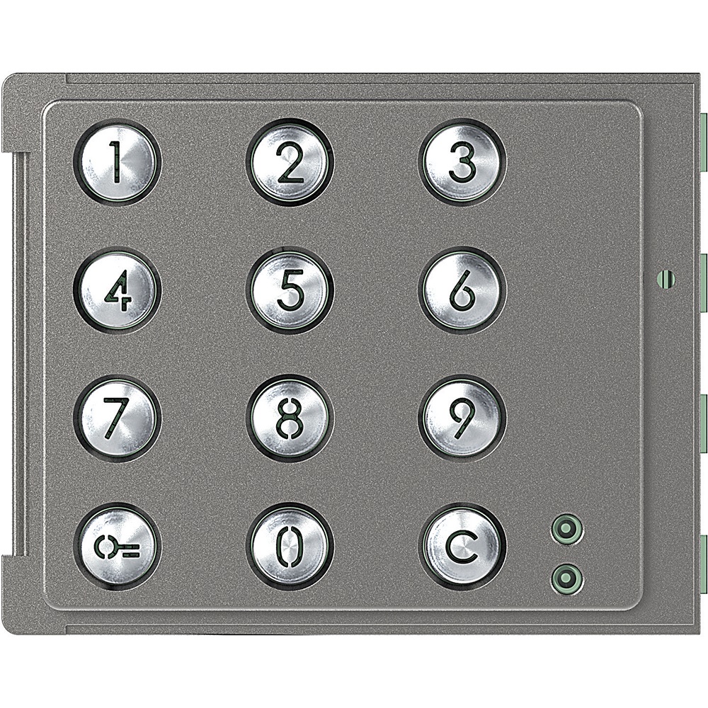 Frontale tastiera sfera Robur montaggio incasso elettrico