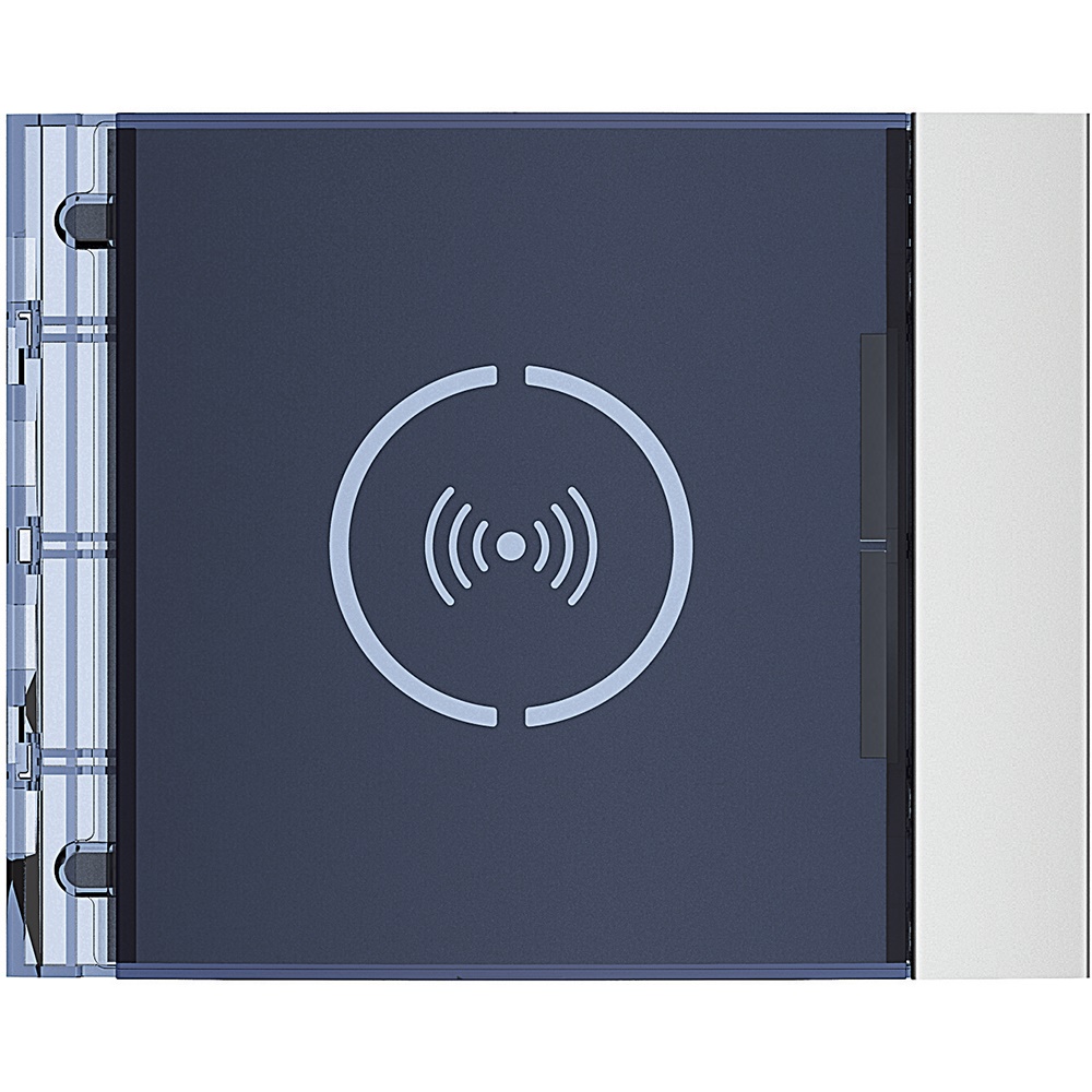 Frontale lettore prossimità RFID Allmetal incasso controllo accessi automazione ambiente elettrico