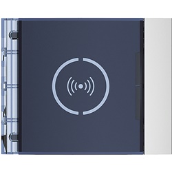 Frontale lettore prossimità RFID Allmetal incasso controllo accessi automazione ambiente elettrico