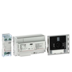 Kit base impianto audio video condominio con modulo Sfera e alimentatore