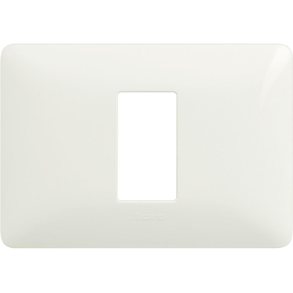 Placca modulo 503 singola bianco tecnopolimero per impianti elettrici incasso