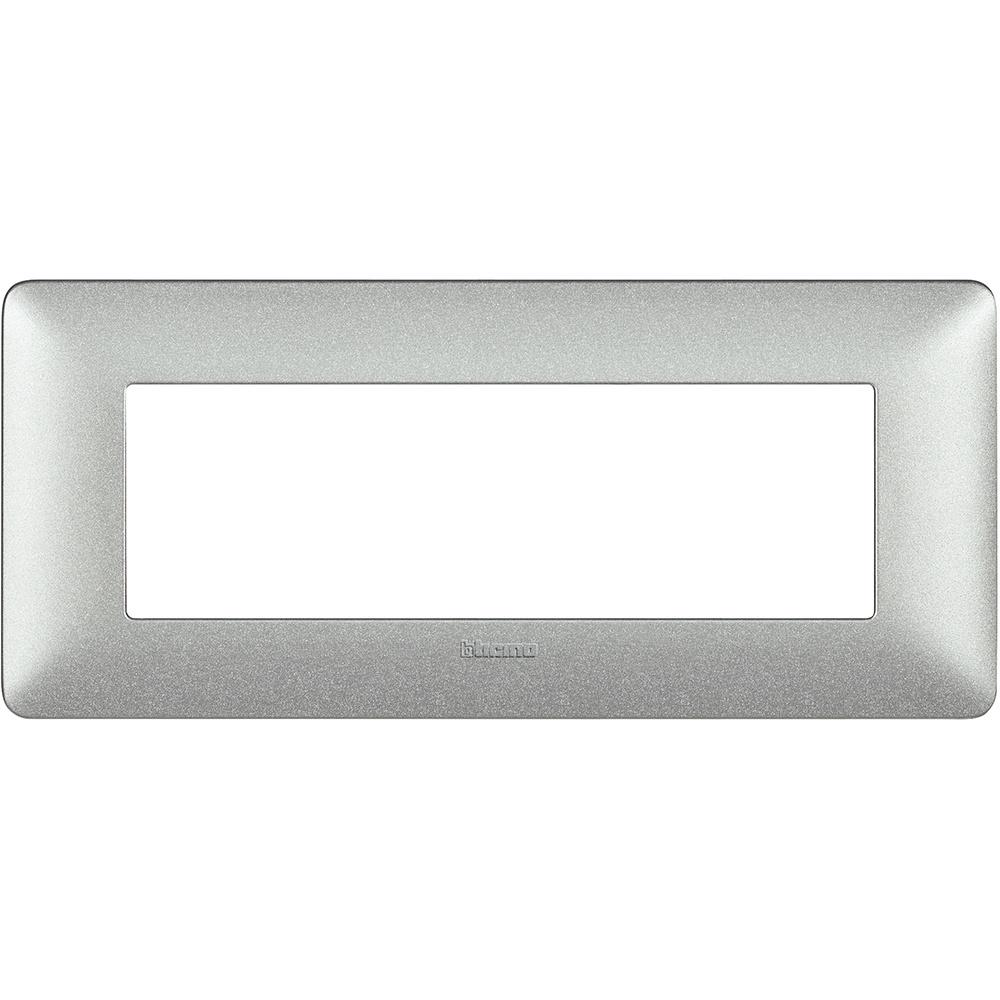 Placca incasso Matix 6 moduli bianco calce tecnopolimero per installazioni elettriche interne