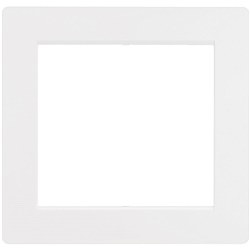 Placca incasso 6+6 moduli bianco tecnopolimero per impianti elettrici modulari