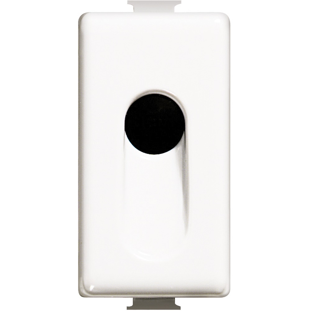 Falso polo uscita semplice diametro 9mm senza morsetti colore bianco per impianti elettrici sicurezza alta