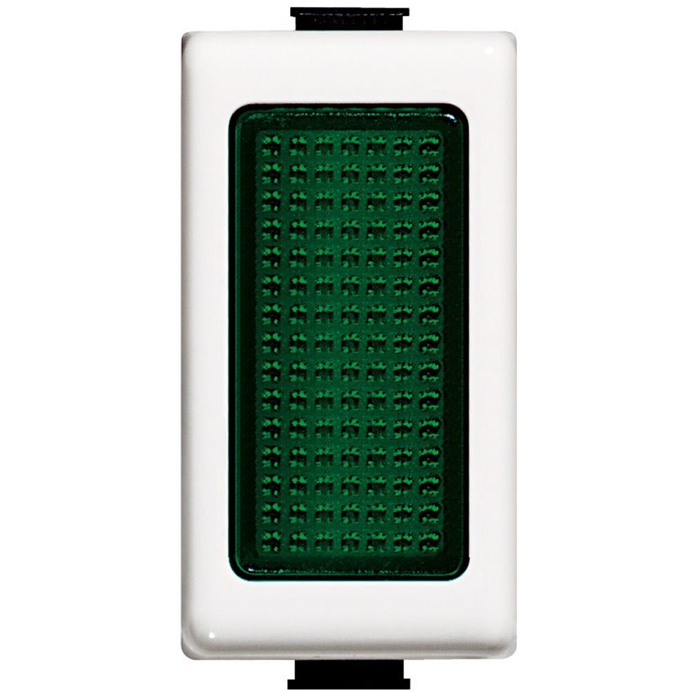 Portalampada MATIX verde con diffusore per lampade 24V installazioni civili residenziali